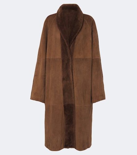 Kane reversible shearling-lined suede coat - The Row - Modalova