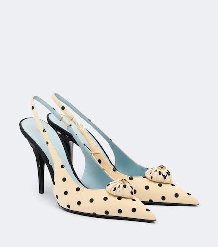Cour Royal polka-dot slingback pumps - Valentino Garavani - Modalova
