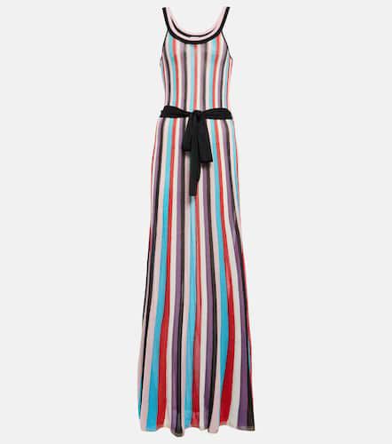 Striped metallic knit maxi dress - Rebecca Vallance - Modalova