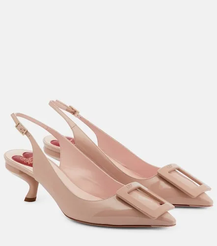 Slingback-Pumps Virgule aus Leder - Roger Vivier - Modalova