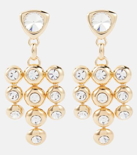 Crystal-embellished drop earrings - Area - Modalova