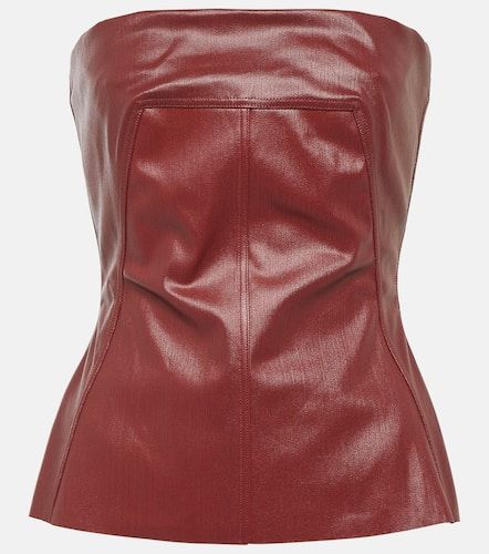 Rick Owens Coated denim corset top - Rick Owens - Modalova