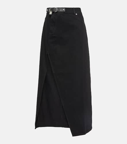 Asymmetric denim maxi skirt - JW Anderson - Modalova