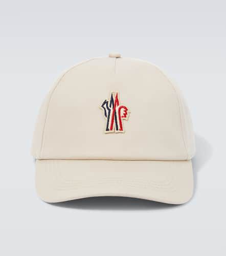 Logo cotton gabardine baseball cap - Moncler Grenoble - Modalova