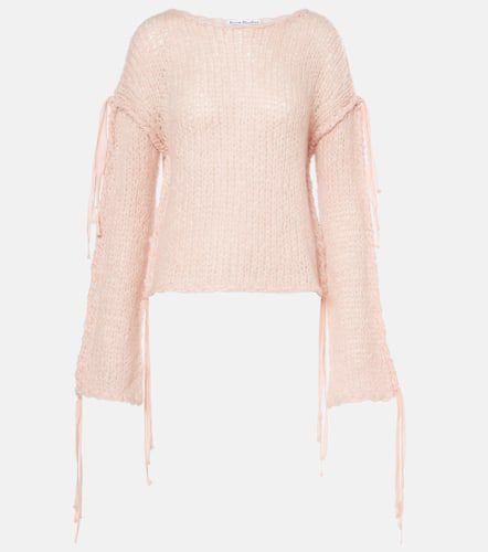 Cropped open knit sweater - Acne Studios - Modalova