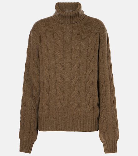 Napier cable-knit cashmere turtleneck sweater - Loro Piana - Modalova