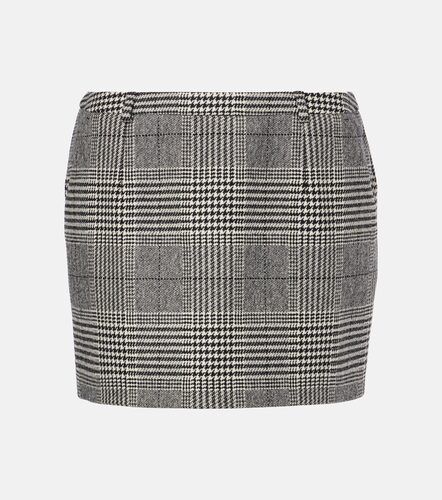 Karierter Minirock aus Wolle und Cashmere - Dolce&Gabbana - Modalova