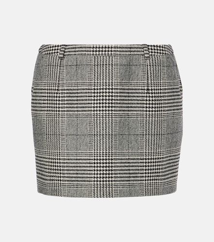Minifalda en mezcla de lana y cachemir - Dolce&Gabbana - Modalova