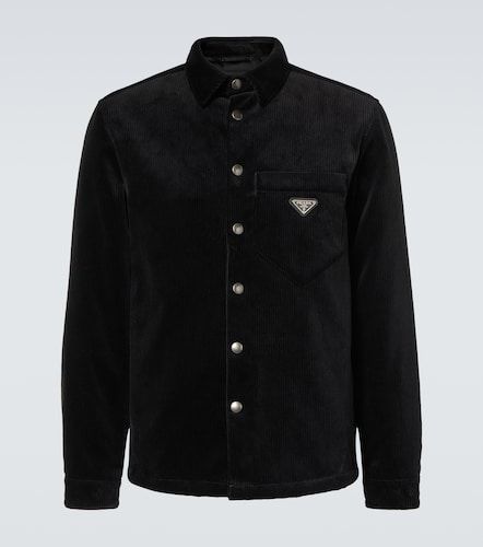 Prada Hemdjacke aus Baumwollcord - Prada - Modalova
