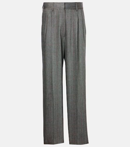 BlazÃ© Milano High-rise silk straight pants - Blaze Milano - Modalova