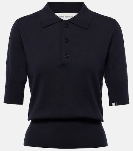 NÂ°351 Park cotton and cashmere polo shirt - Extreme Cashmere - Modalova