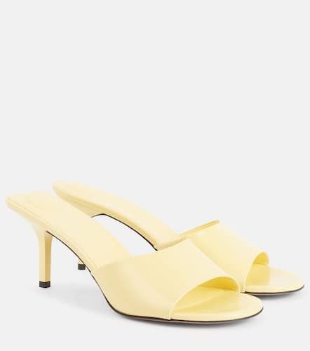 Jacquemus Cubisto 70 leather mules - Jacquemus - Modalova