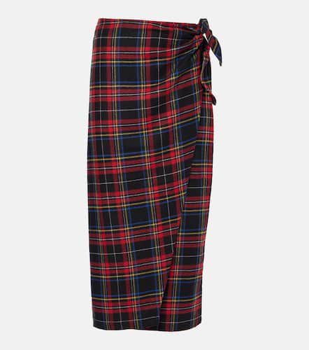 Plaid wool-blend wrap skirt - Polo Ralph Lauren - Modalova