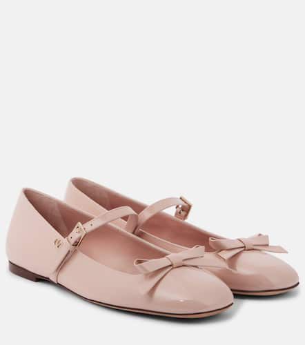 Romance Bow patent leather Mary Jane flats - Valentino Garavani - Modalova