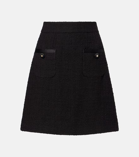 Minifalda en mezcla de algodón - Dolce&Gabbana - Modalova