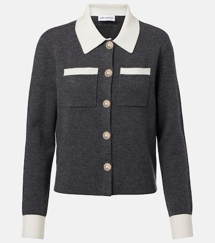 Self-Portrait Wool-blend cardigan - Self-Portrait - Modalova