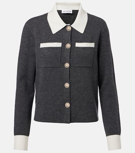 Self-Portrait Wool-blend cardigan - Self-Portrait - Modalova