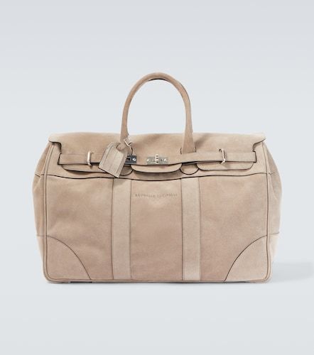 Bolso de viaje de ante - Brunello Cucinelli - Modalova