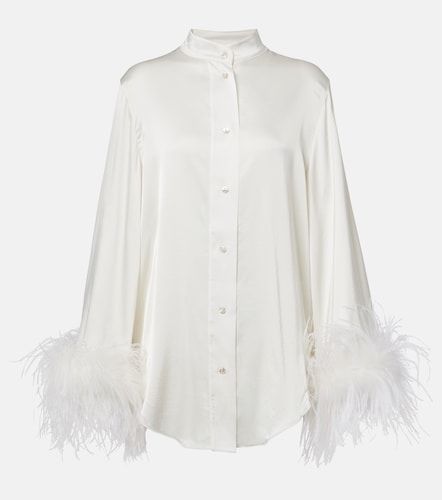 Oséree Sposa – Camicia in satin con piume - Oseree - Modalova