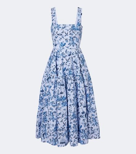Erdem Abito midi in cotone a righe - Erdem - Modalova