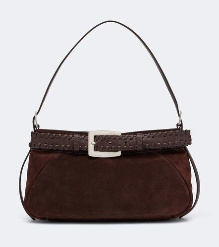 Borsa a spalla Brooklyn Small in suede - Staud - Modalova
