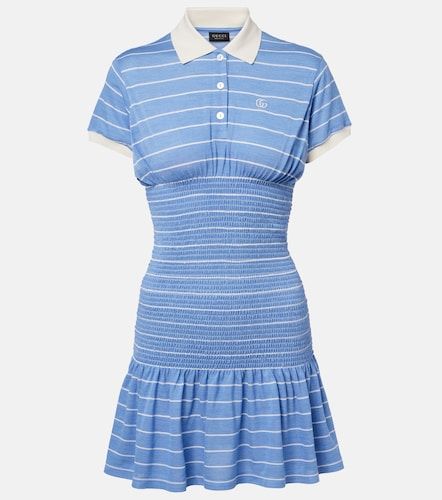 Gucci Abito polo in seta a righe - Gucci - Modalova
