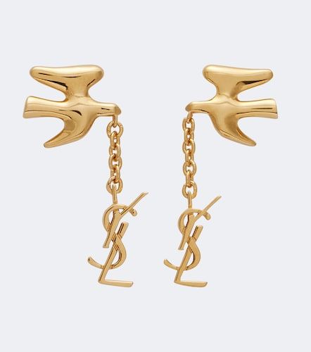Pendientes Cassandre de latón - Saint Laurent - Modalova