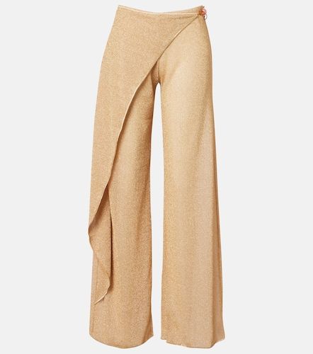 Lumiere beaded wide-leg pants - Oseree - Modalova