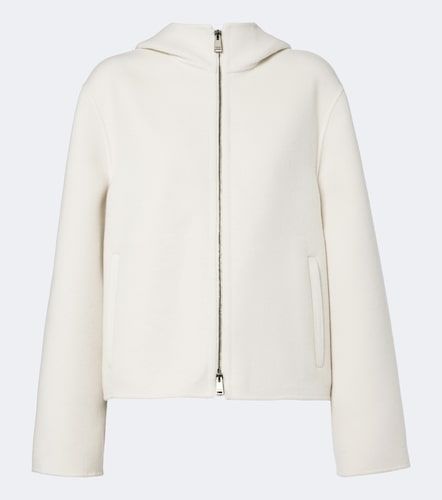 Giacca in lana e seta con cappuccio - Fendi - Modalova