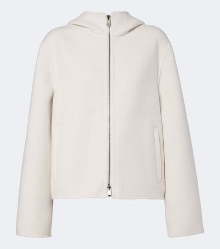 Giacca in lana e seta con cappuccio - Fendi - Modalova