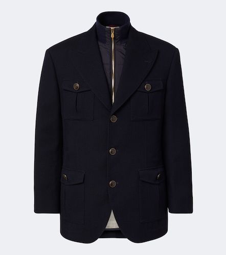 Brunello Cucinelli Fischgrat Jacke - Brunello Cucinelli - Modalova