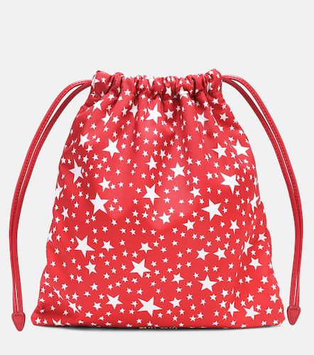 Star-print drawstring silk pouch - Miu Miu - Modalova