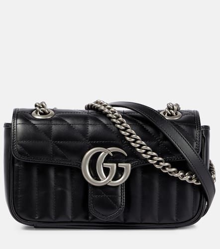 GG Marmont Mini leather shoulder bag - Gucci - Modalova