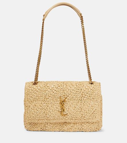 Jamie Medium raffia shoulder bag - Saint Laurent - Modalova