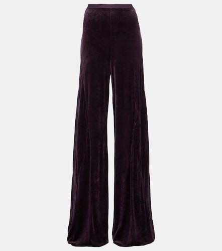 Pantaloni a gamba larga in velluto - Rick Owens - Modalova