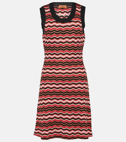 Zig Zag cotton-blend mini dress - Missoni - Modalova