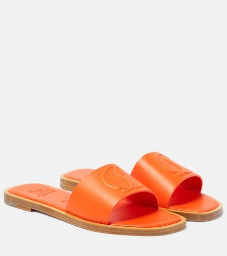 Mules CL de piel grabada - Christian Louboutin - Modalova