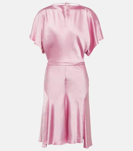 Draped satin minidress - Victoria Beckham - Modalova