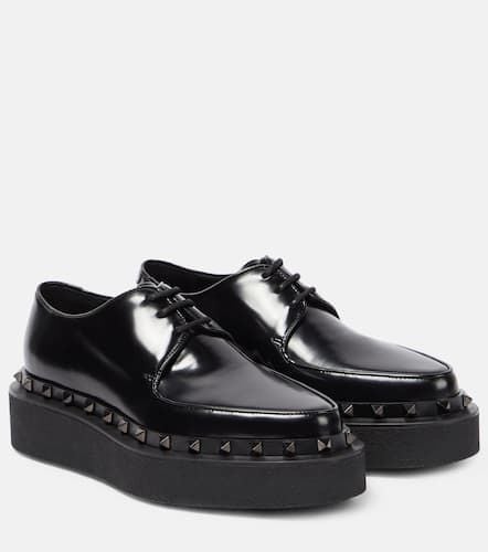 Rockstud M-Way leather Derby shoes - Valentino Garavani - Modalova