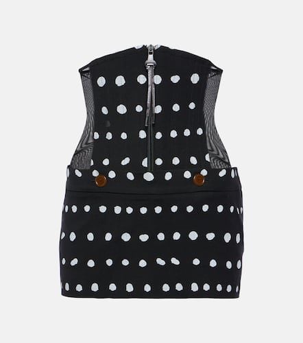 Foam polka-dot virgin wool miniskirt - Vivienne Westwood - Modalova