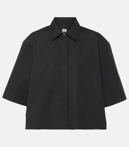 Toteme Cropped cotton shirt - Toteme - Modalova