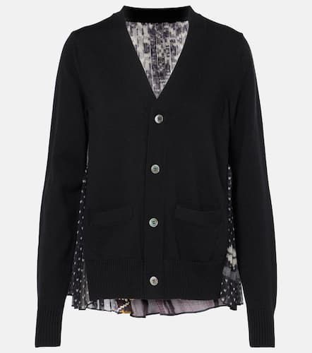 Sacai Printed cotton-blend cardigan - Sacai - Modalova