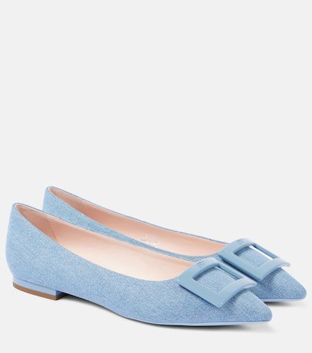 Gommettine Ball denim ballet flats - Roger Vivier - Modalova