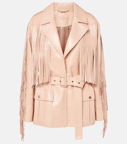 ChloÃ© Fringed leather jacket - Chloe - Modalova