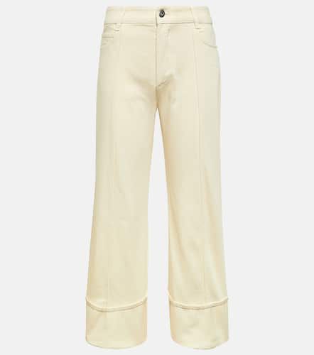 Asymmetric mid-rise cropped jeans - Bottega Veneta - Modalova