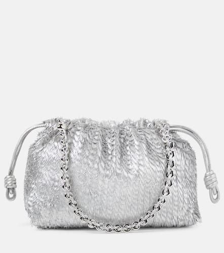 Flamenco metallic leather shoulder bag - Loewe - Modalova