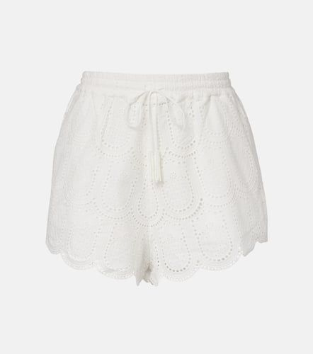 Short en coton à broderies anglaises - Farm Rio - Modalova