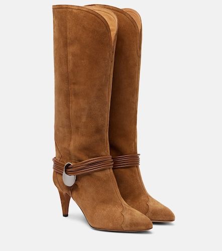 Botas altas Lestany de ante - Isabel Marant - Modalova