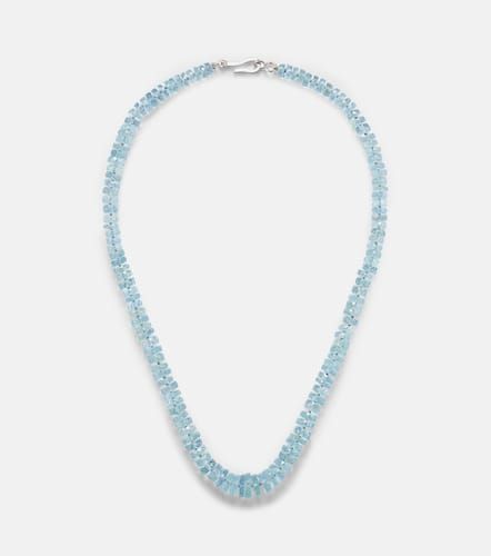 K white gold necklace with aquamarines - Ileana Makri - Modalova