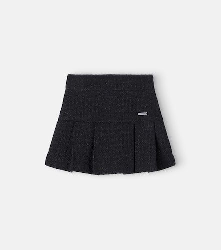 Monnalisa Falda de tweed plisada - Monnalisa - Modalova
